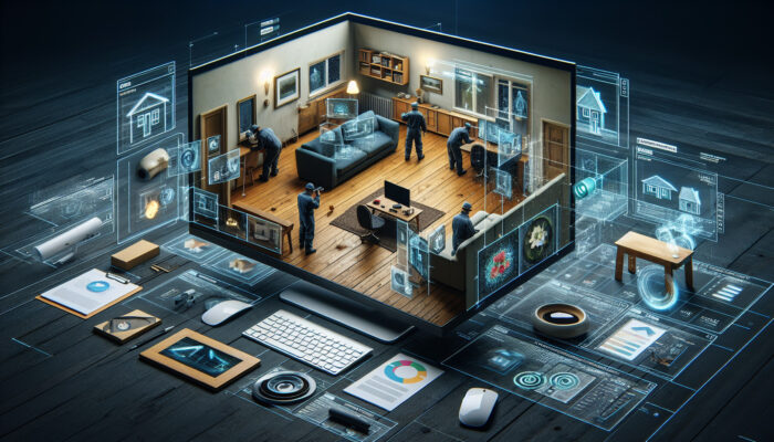 Detailed assessment of a home using video calls and photographs to identify areas needing attention.