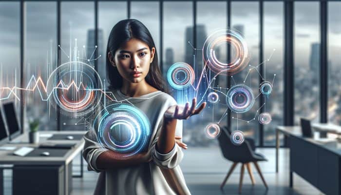 How to Consolidate Student Loan Debt: UK Guide | DCL A person analysing a financial chart on student loan consolidation effects in a modern office.