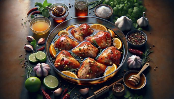 BBQ Chicken Thighs: Tasty Delight with Mango Salsa