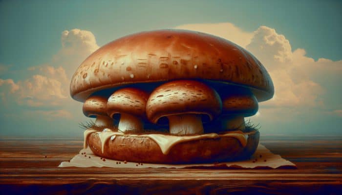 Portobello Mushroom Burgers with a Tasty American Twist