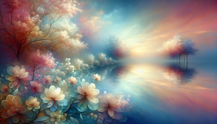 Soft, ethereal shades inspired by nature, embodying serenity and magic, creating a peaceful sanctuary.