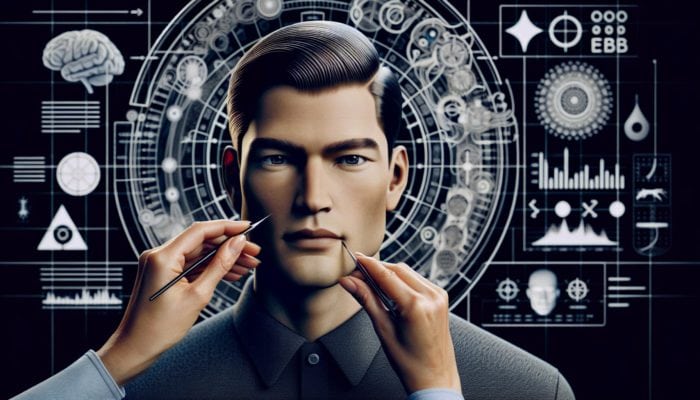 Sculpting Jawline Bobs for Sharp Contours: A hairstylist cutting a precise jawline bob to enhance facial contours.