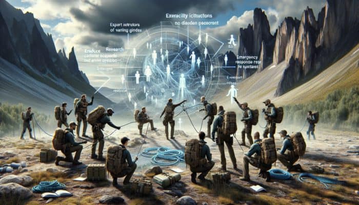 Intense survival training in rugged wilderness led by expert instructors, with research and emergency gear.