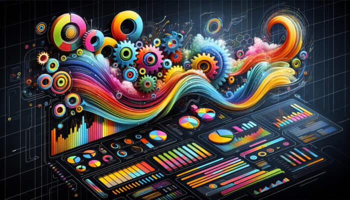 A dashboard displaying graphs and metrics, illustrating streamlined workflows and operational efficiency.